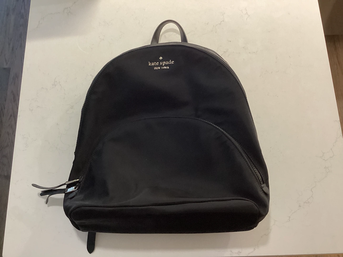 Kate Spade Black Nylon Backpack