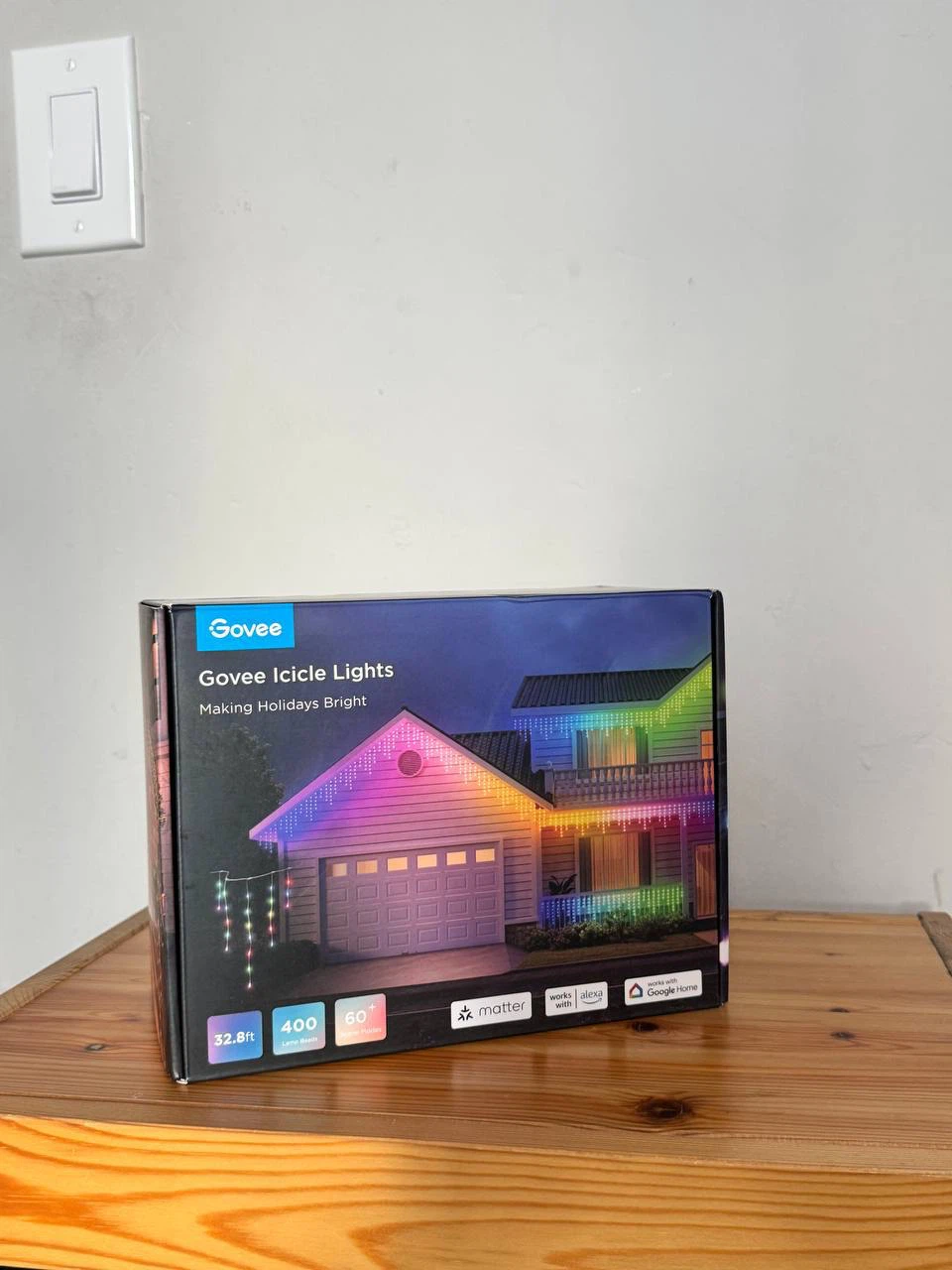 Govee Icicle Lights 32.8ft