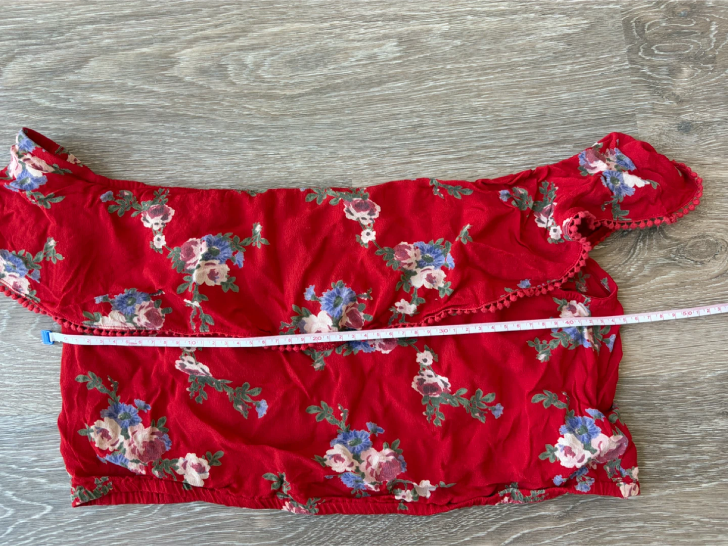 BUY 1, TAKE 1: Miss Selfridge Blue & Red off shoulder top - photo 5