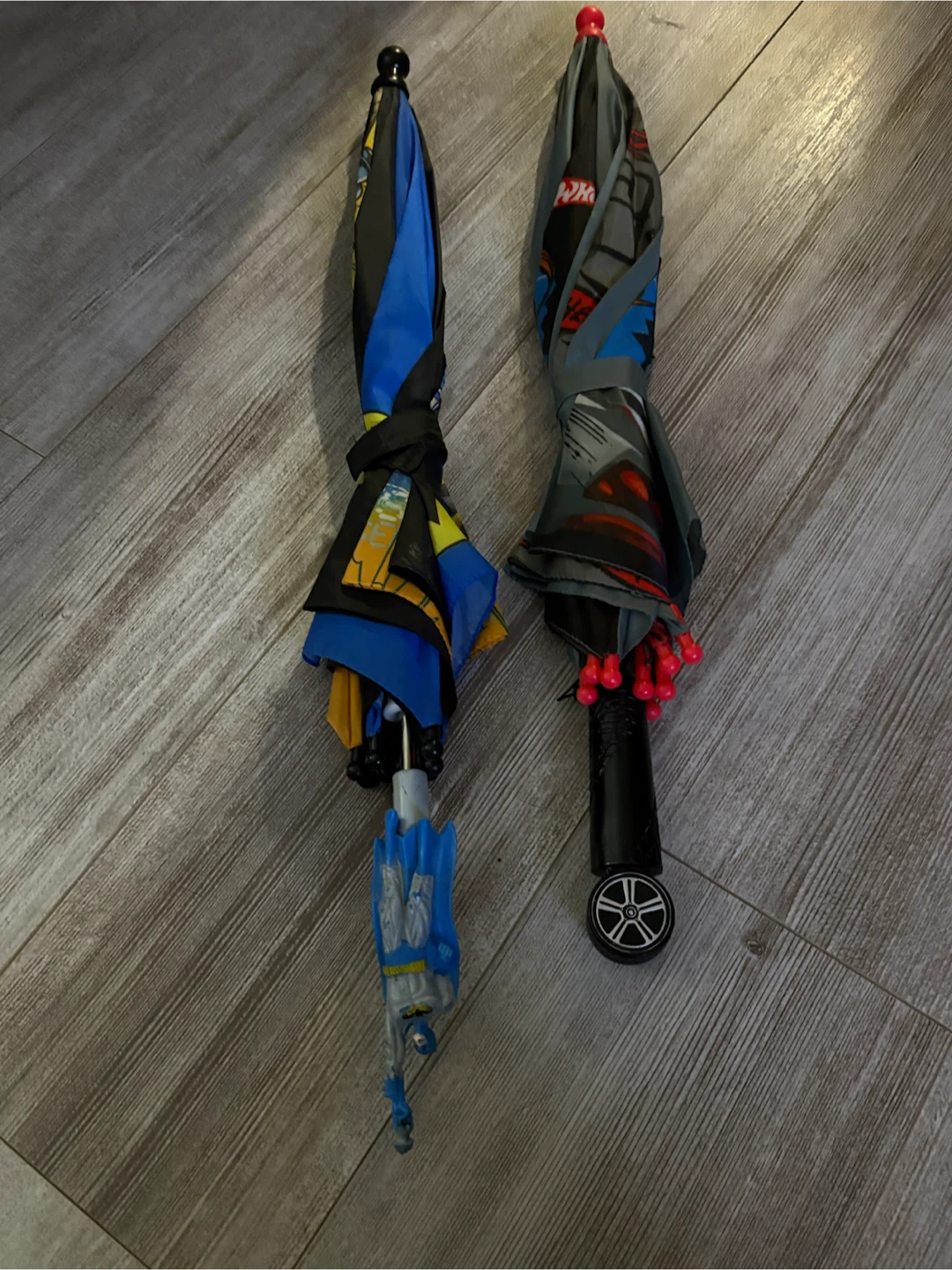 Batman and Hot Wheels Umbrellas