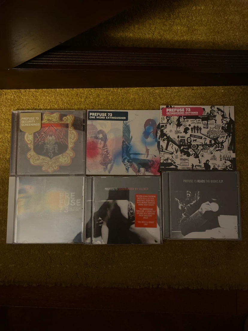 Lot of 6 Prefuse 73 CD’s