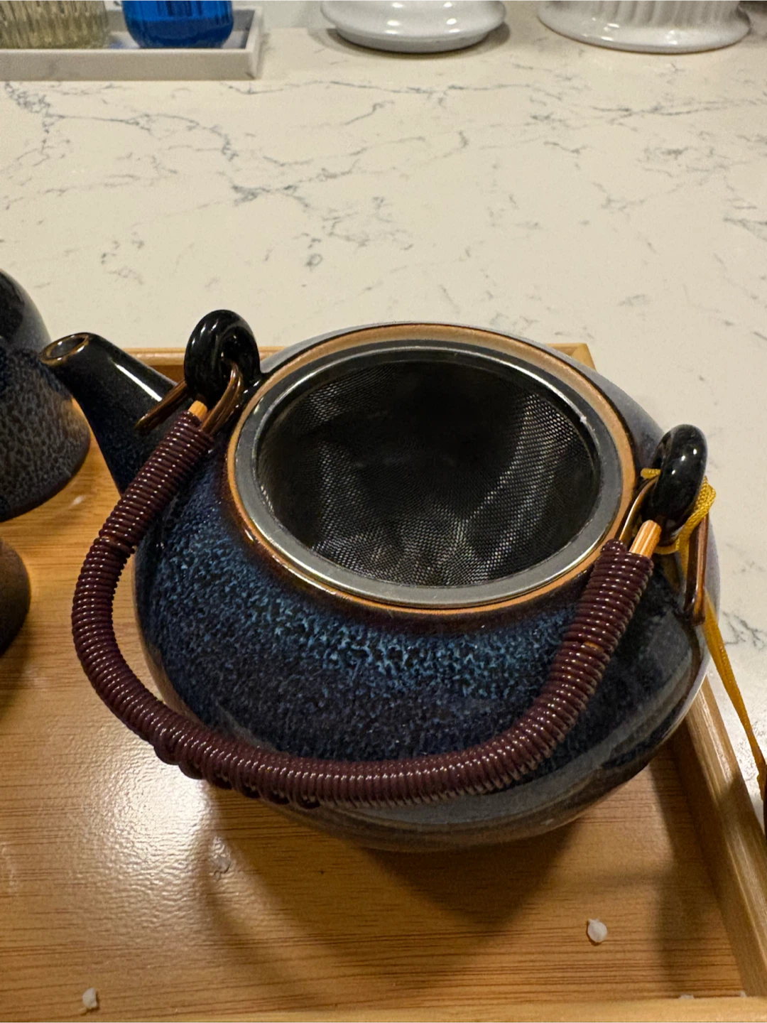 Blue Japanese Style Tea Set - photo 2