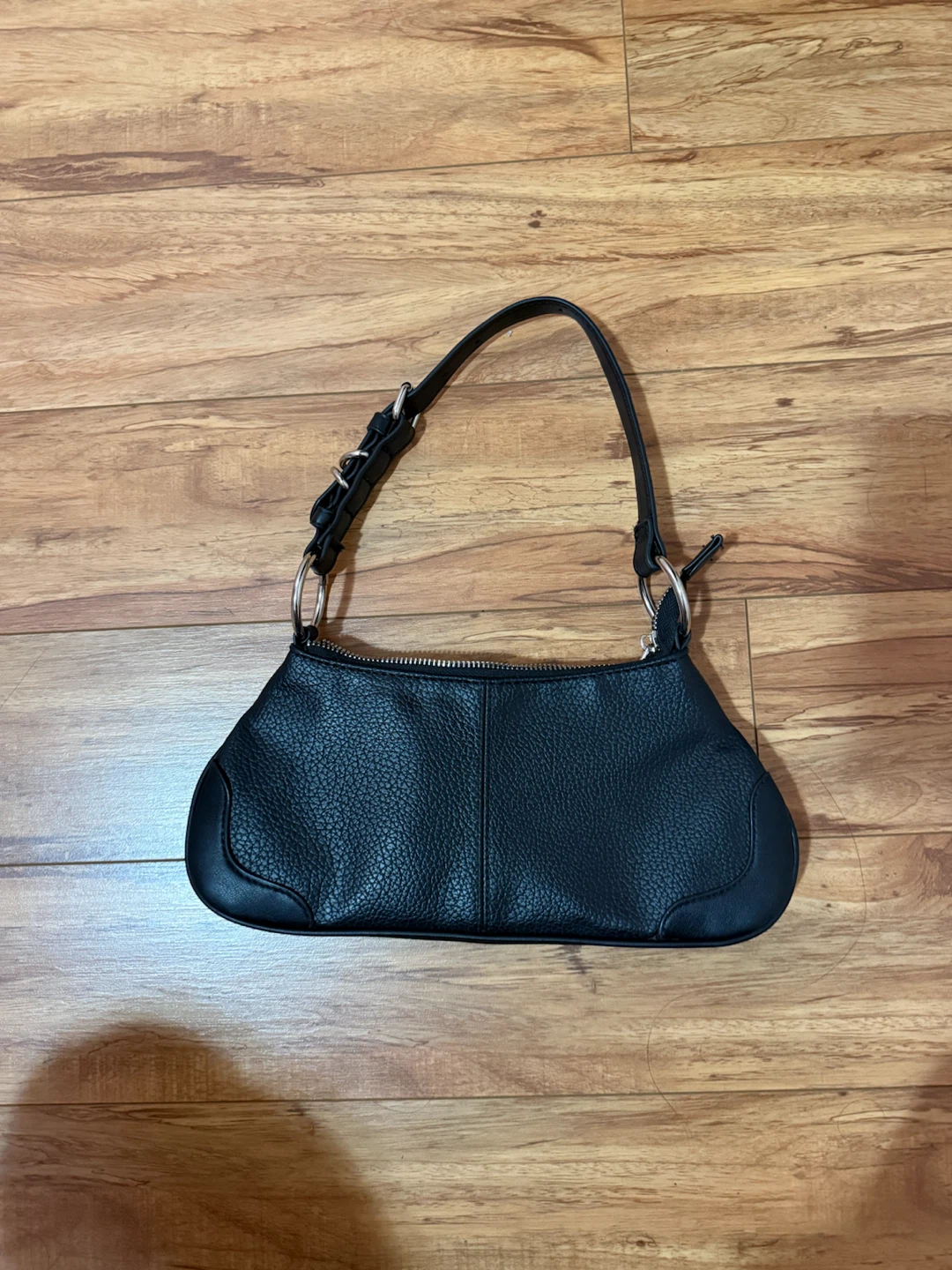 Steve Madden Black Shoulder Bag with Charms - photo 4