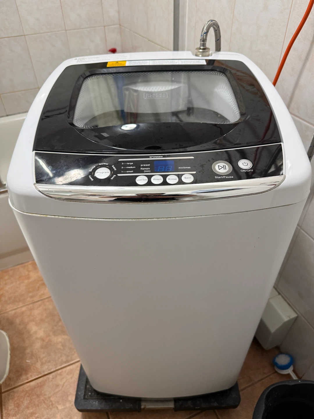 BLACK+DECKER 0.9 Cu. Ft. Portable Washing Machine