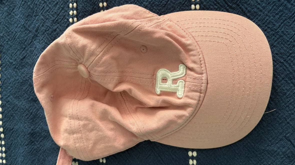 Pink Baseball Caps - 'R', Puma, and Cute Eyes Design - photo 3