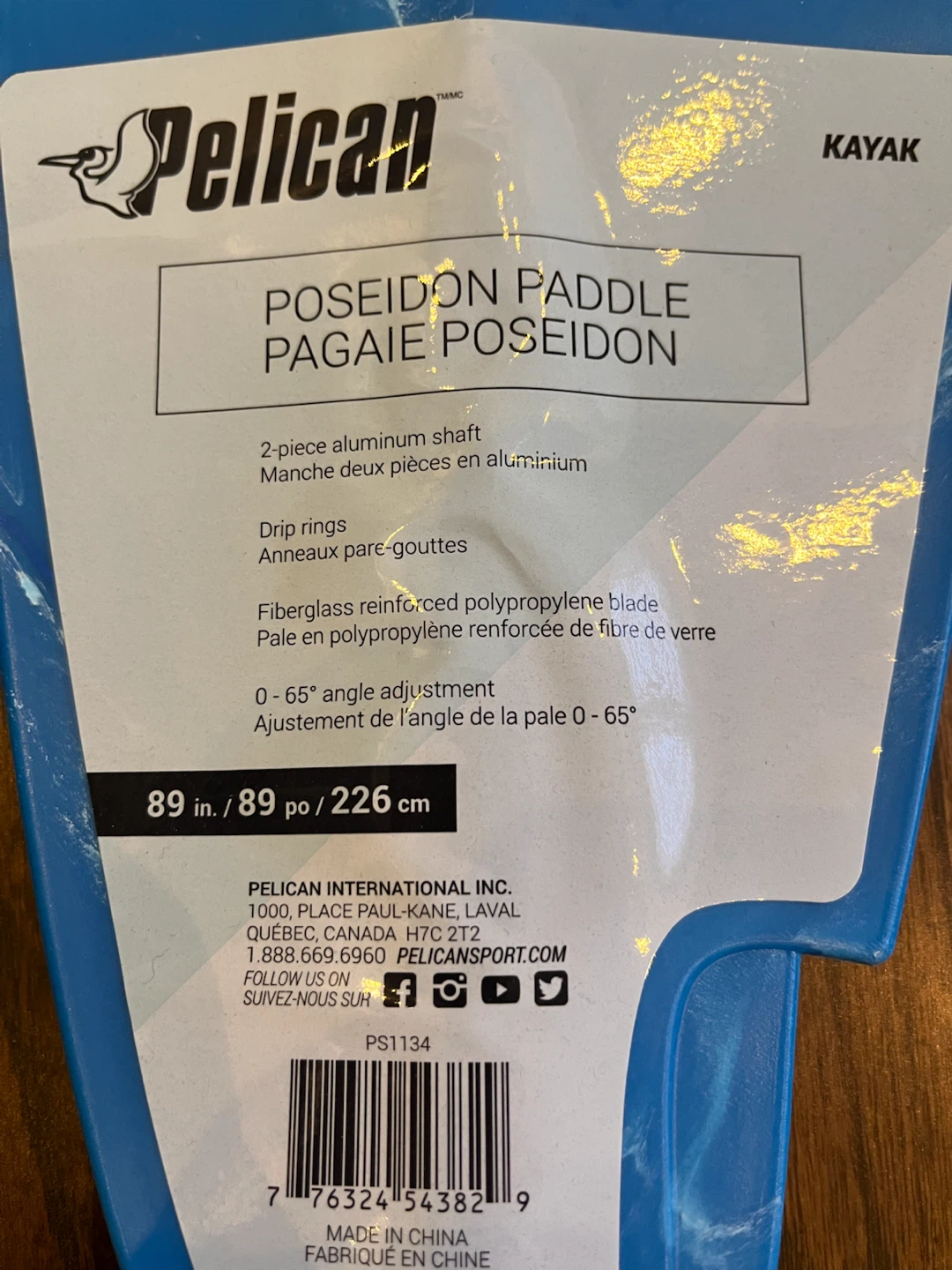 Pelican Poseidon Kayak Paddle - 89 in. - photo 3