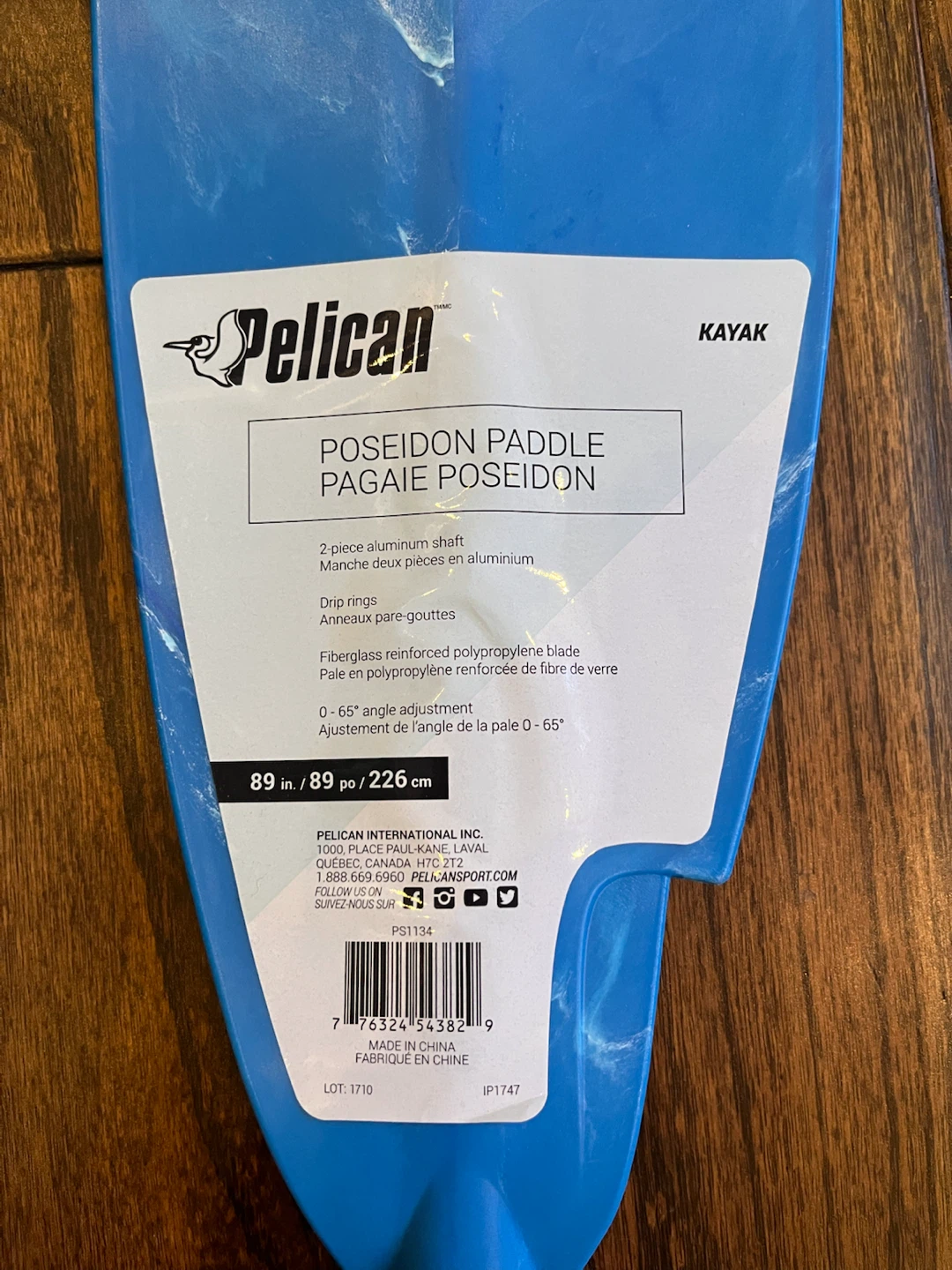 Pelican Poseidon Kayak Paddle - 89 in. - photo 4