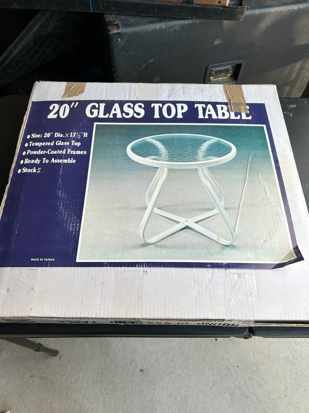 20" Glass Top Table - photo 3