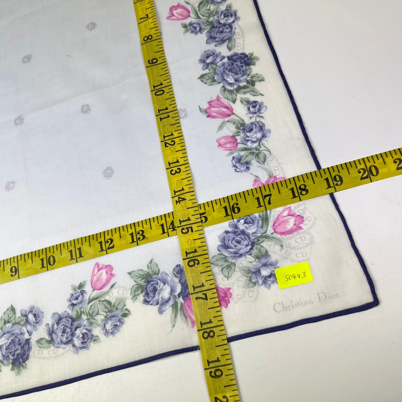 Christian Dior Handkerchief Neckerchief Bandana Scarf - photo 3