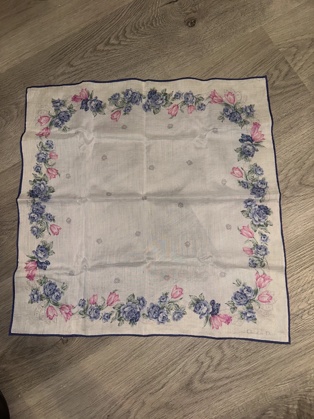 Christian Dior Handkerchief Neckerchief Bandana Scarf - photo 4