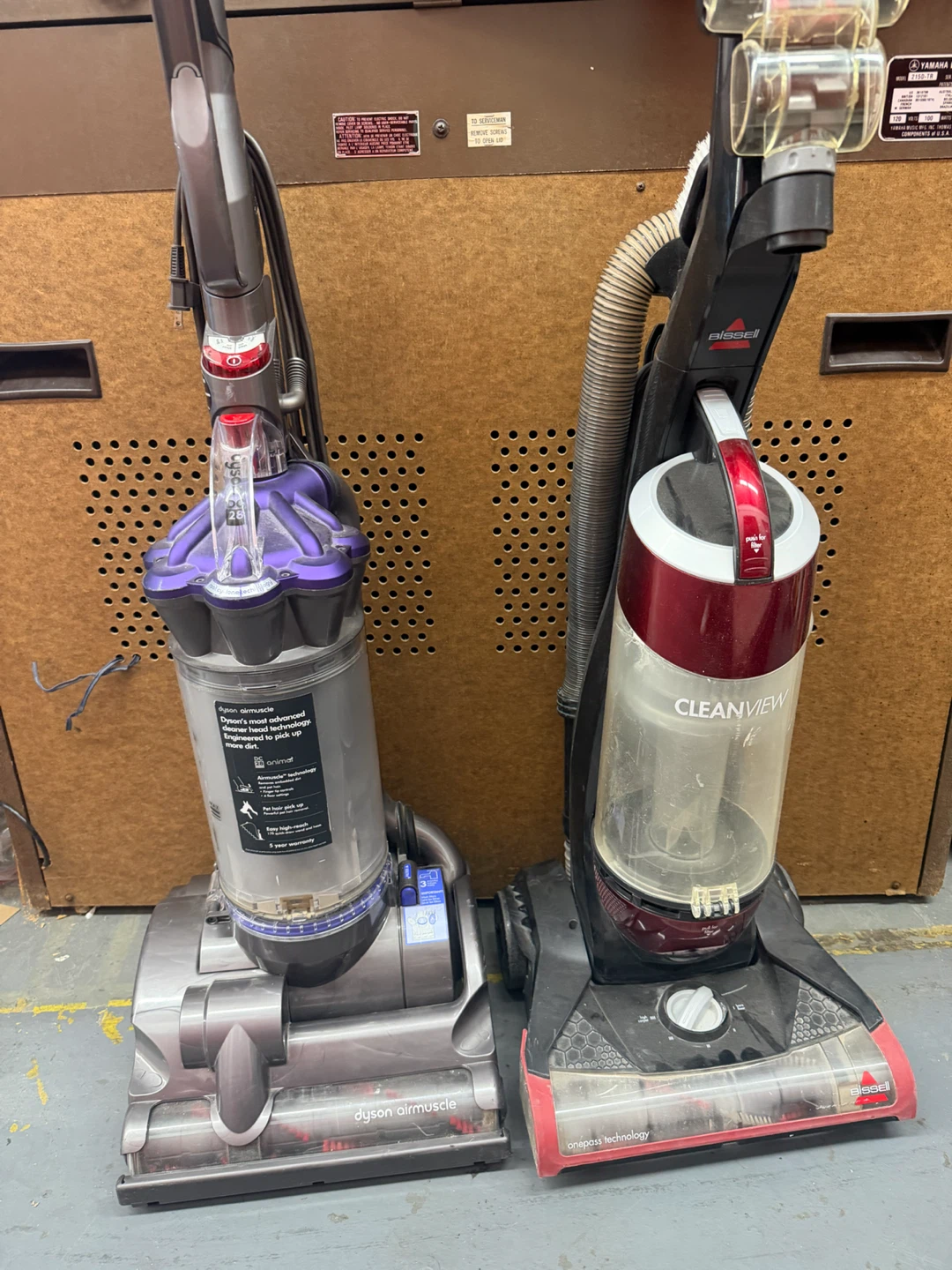 Dyson and Bissell Vacuum Cleaners