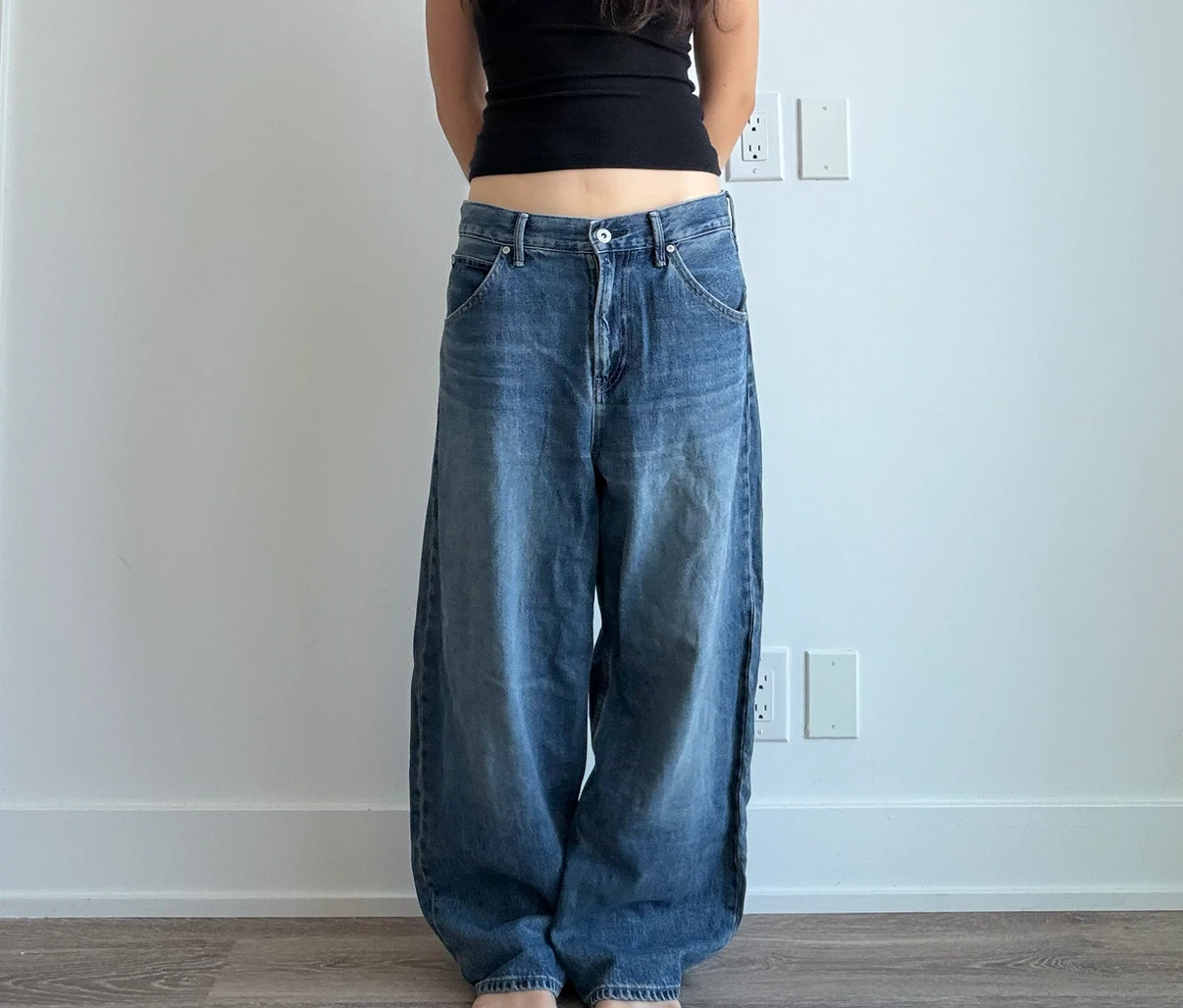 Uniqlo Jeans Wide Baggy Denim