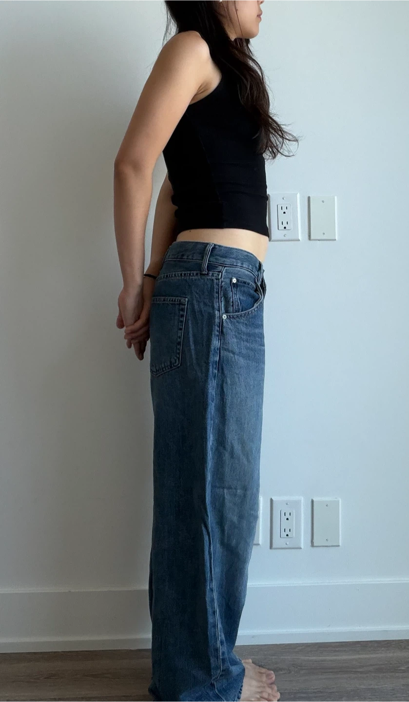 Uniqlo Jeans Wide Baggy Denim - photo 2