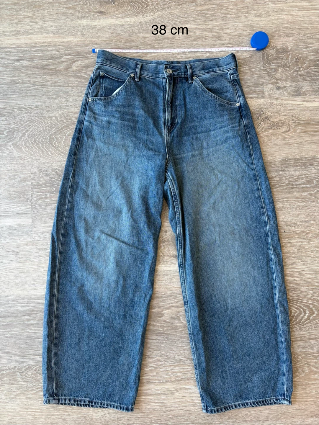 Uniqlo Jeans Wide Baggy Denim - photo 4
