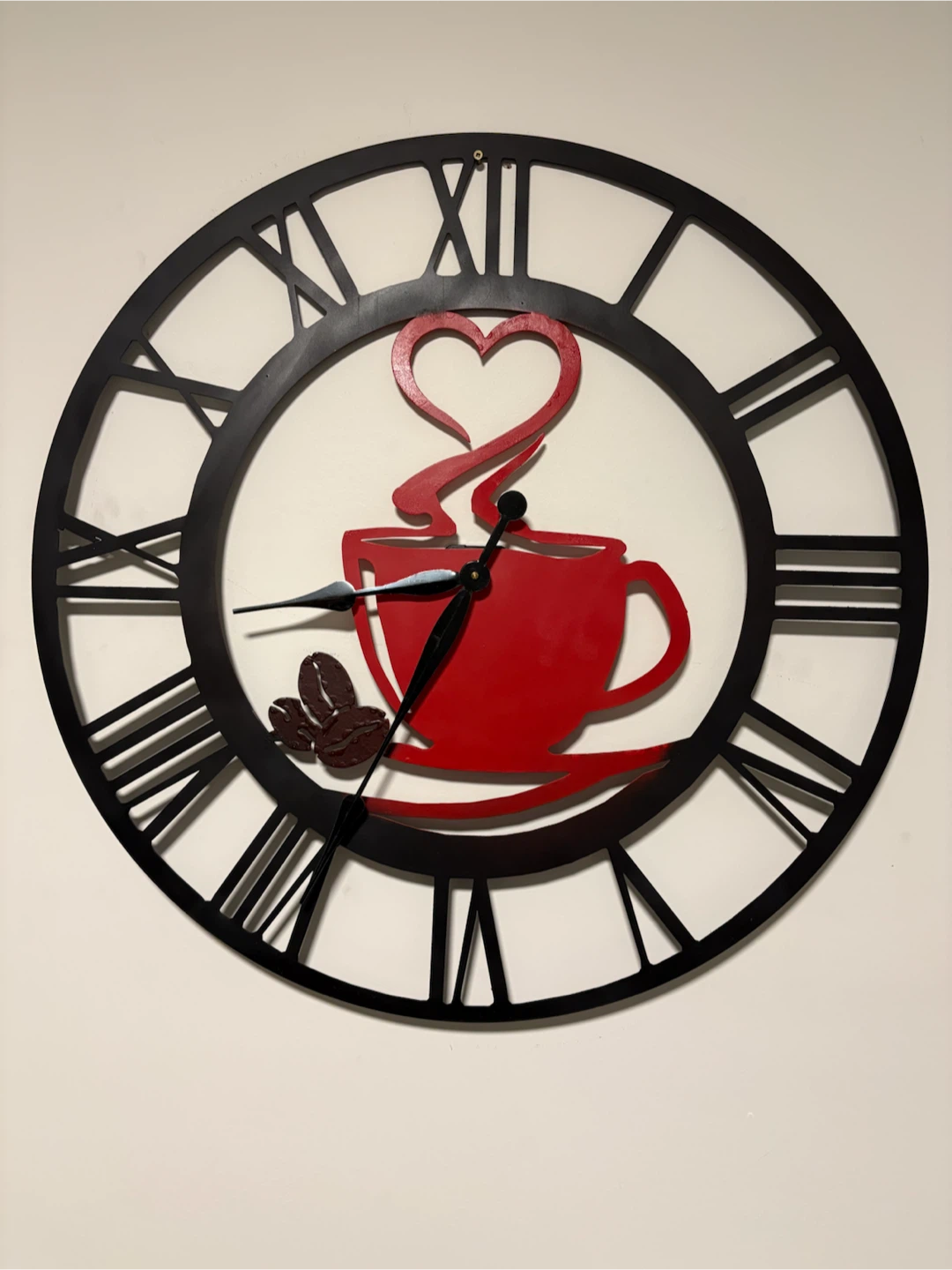 75 cm (30”) Coffee Cup Wall Clock