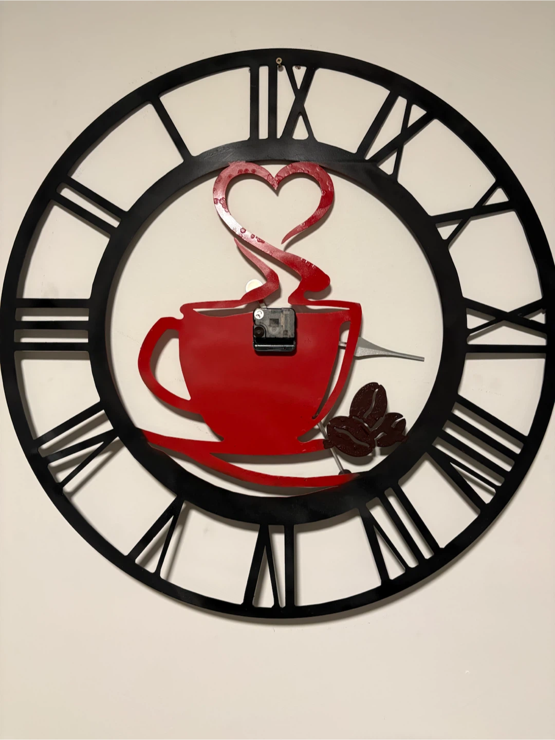 75 cm (30”) Coffee Cup Wall Clock - photo 2