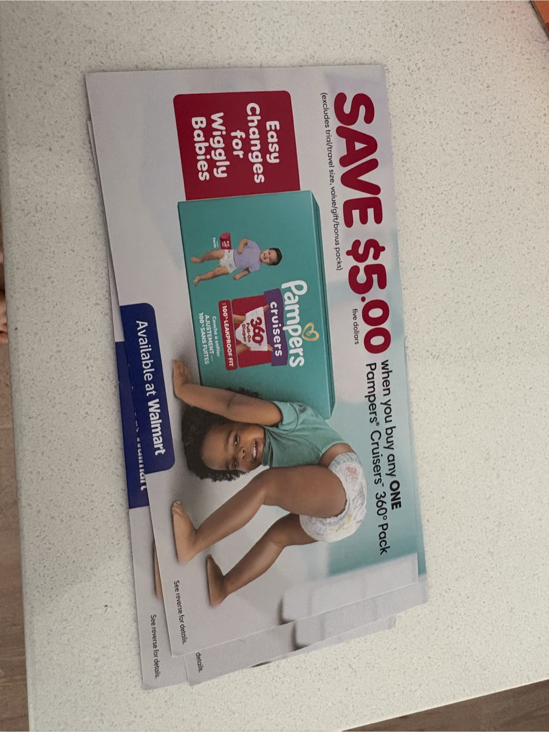 Pampers Cruisers 360° Pack Diapers Coupon