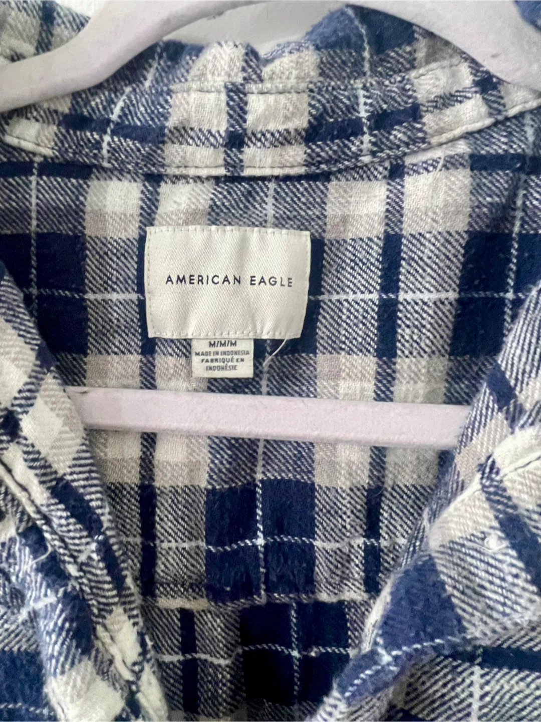American Eagle Plaid Flannel Shirt - photo 2