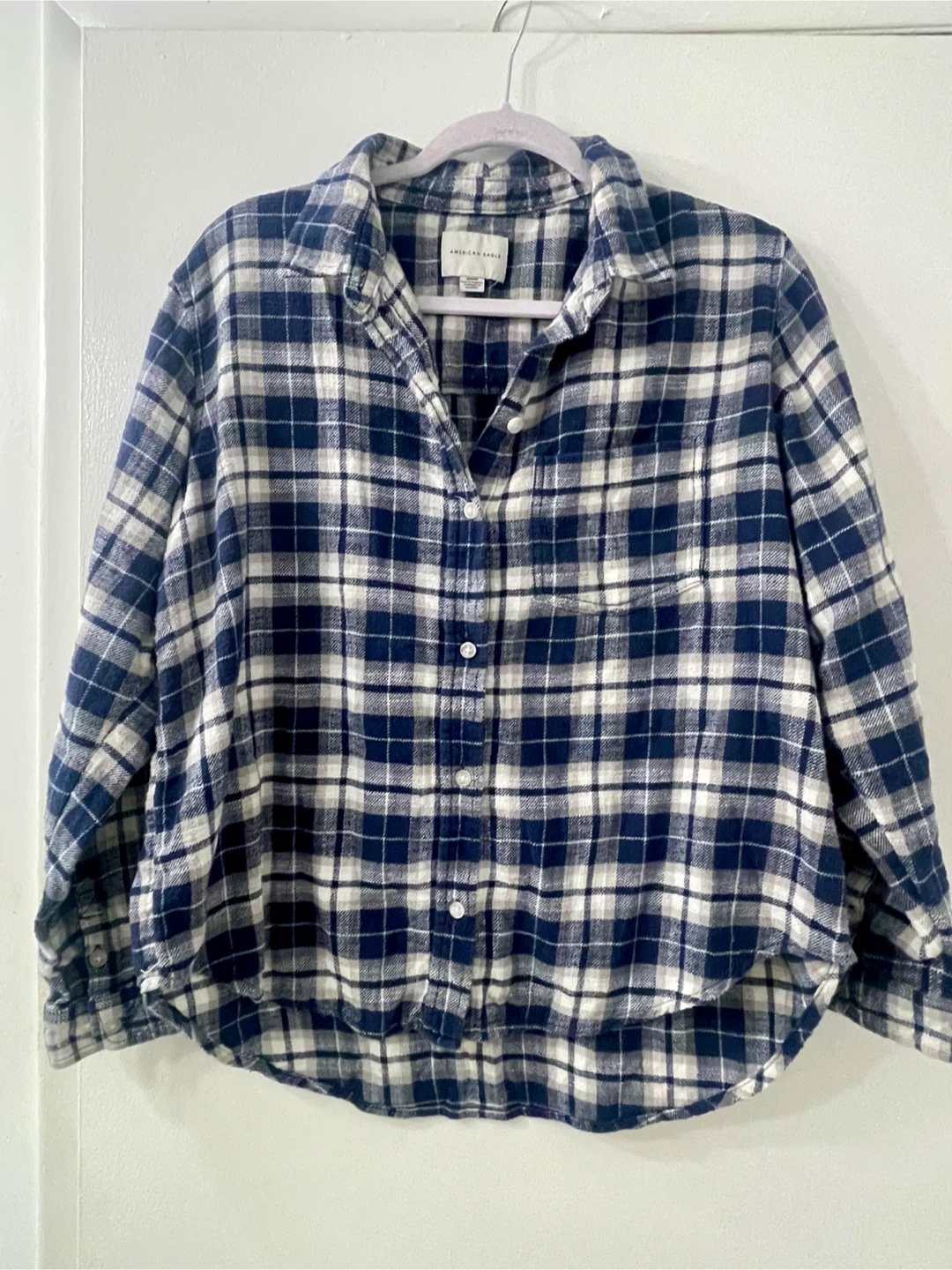 American Eagle Plaid Flannel Shirt