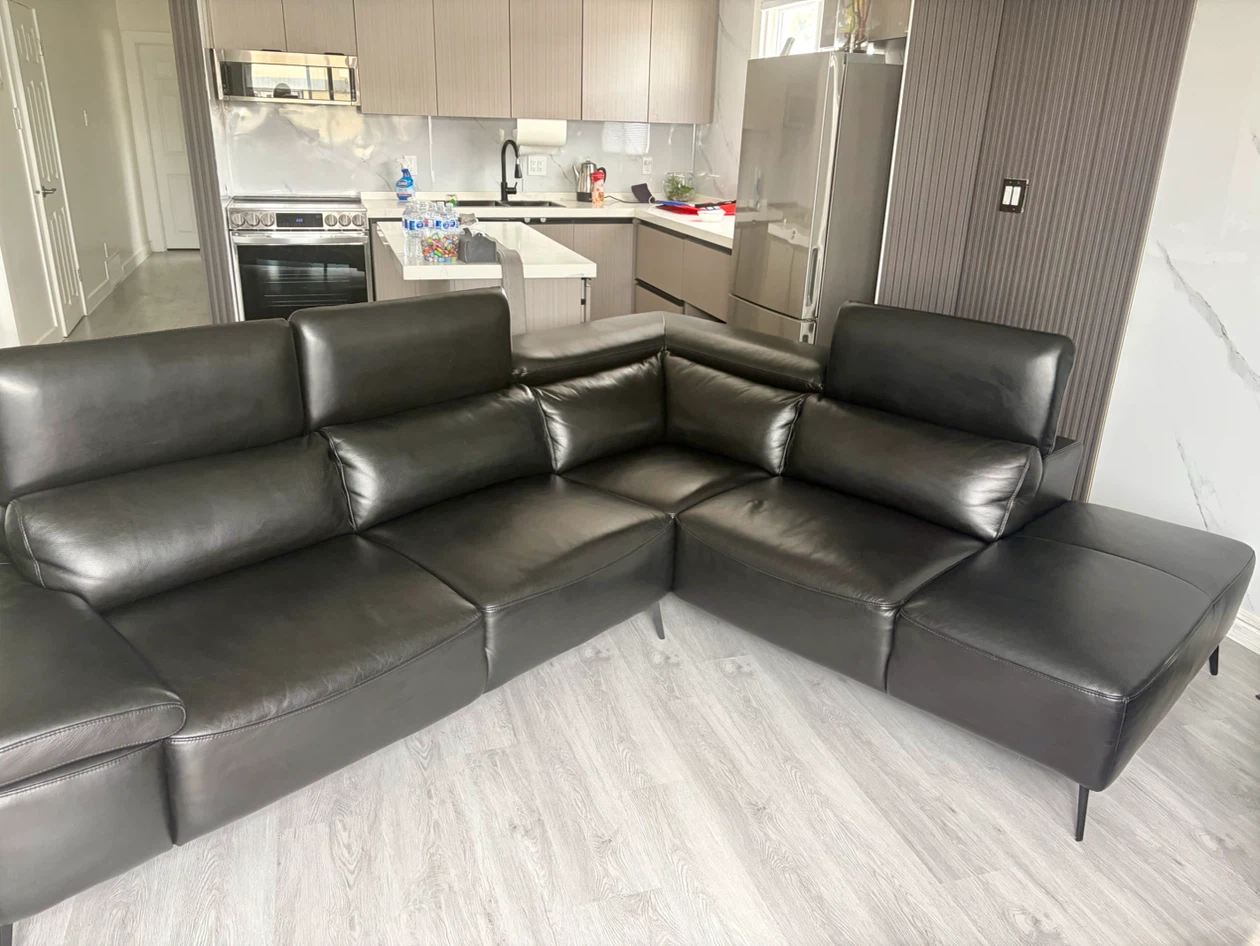 Black Sectional Sofa - photo 2