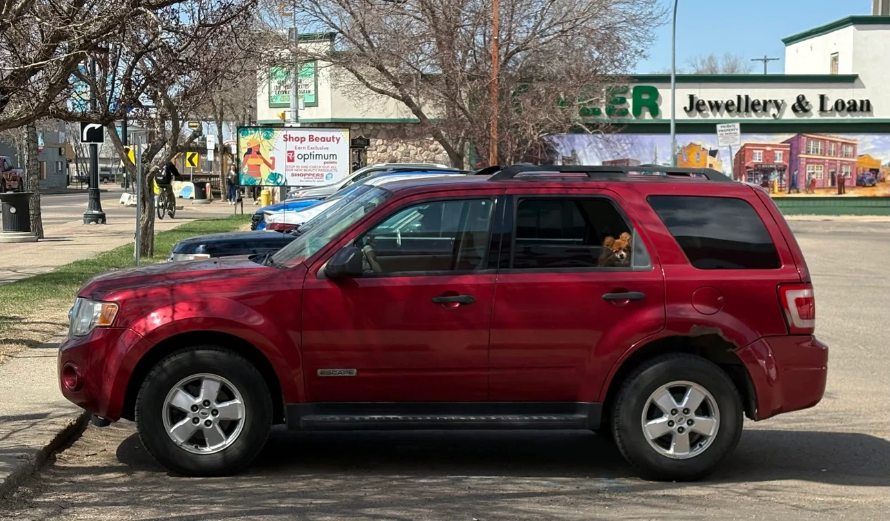 Red Ford Escape