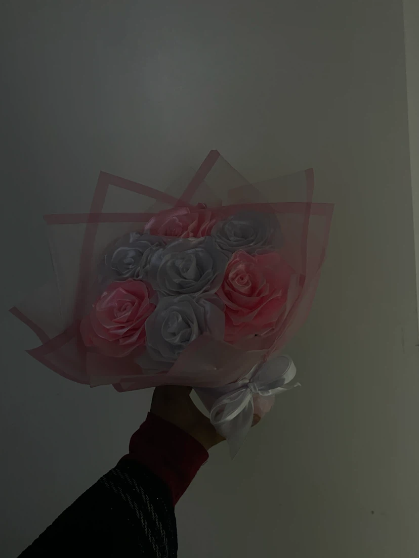 Ribbon flowers - photo 4