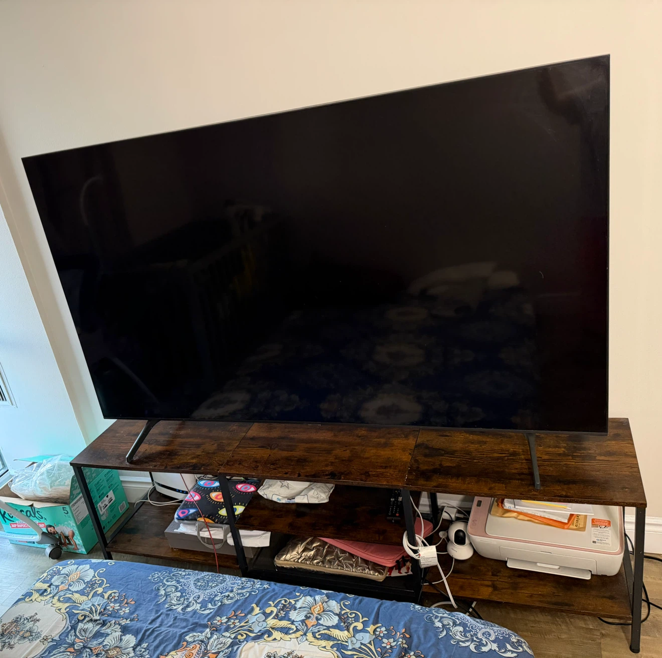 75 inch TV Stand with Power Outlets