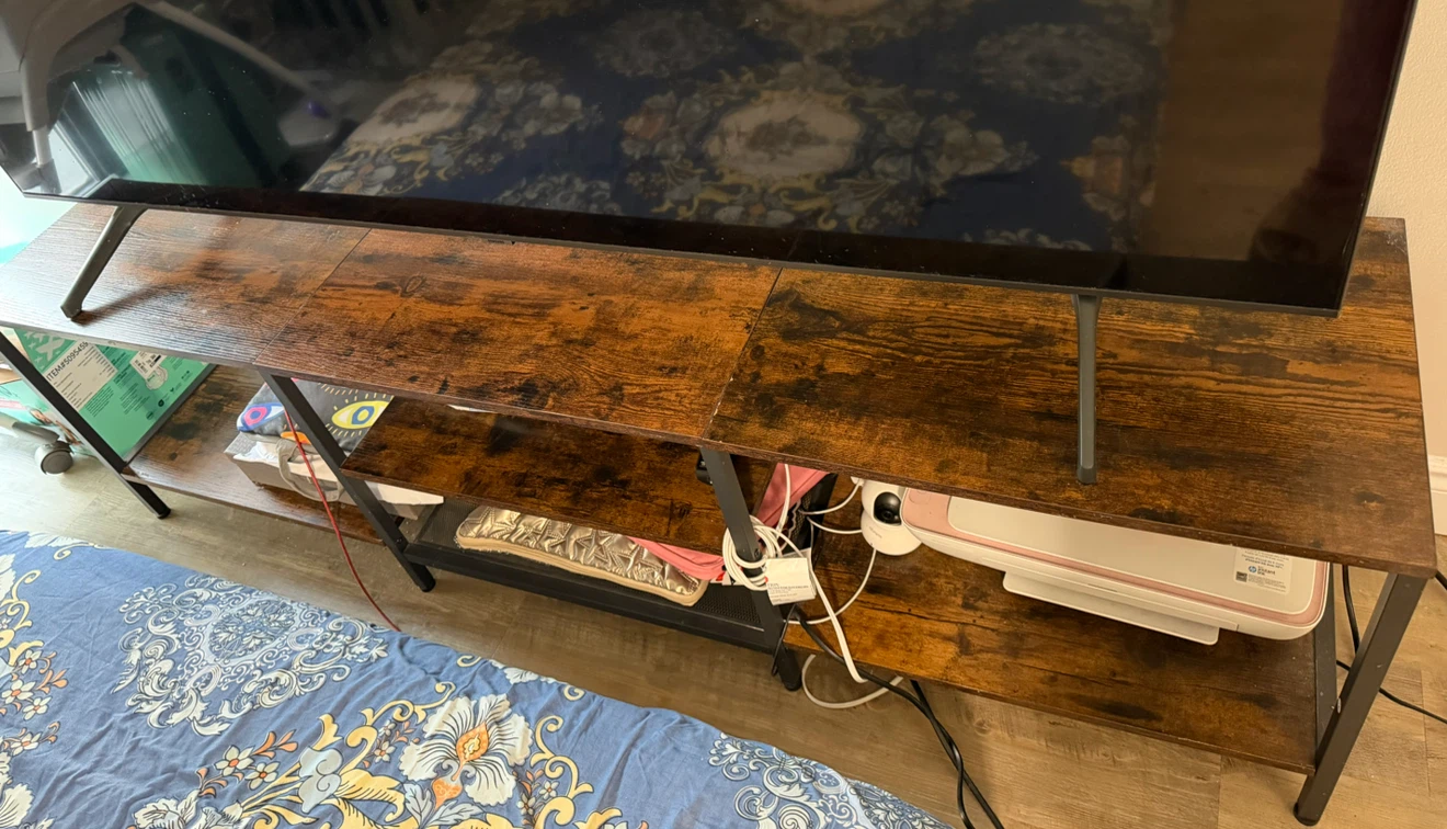 75 inch TV Stand with Power Outlets - photo 2