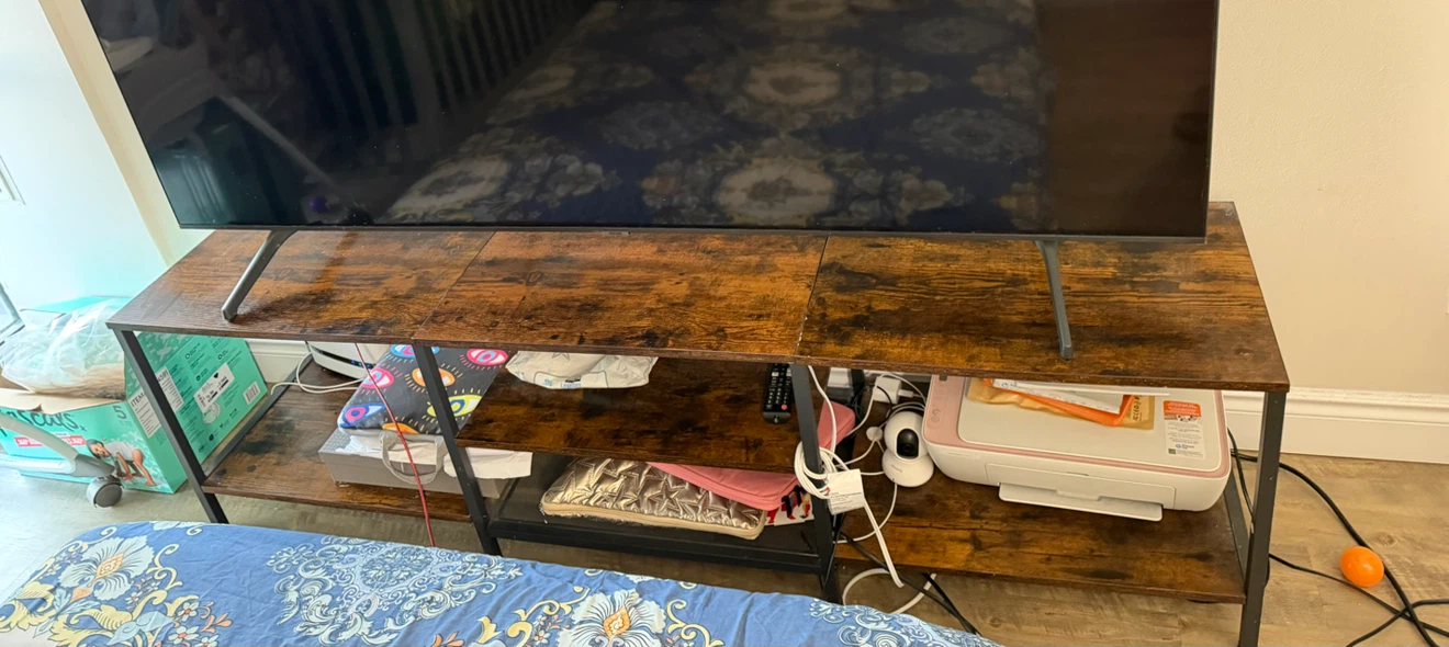 75 inch TV Stand with Power Outlets - photo 3