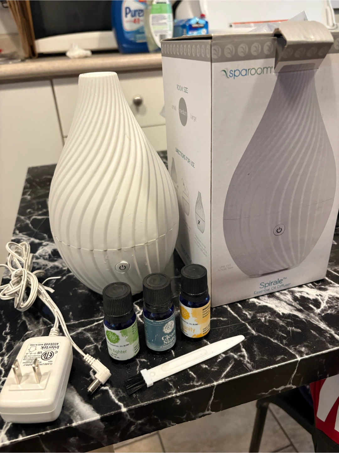 SpaRoom Spirale Essential Oil Diffuser Full Set