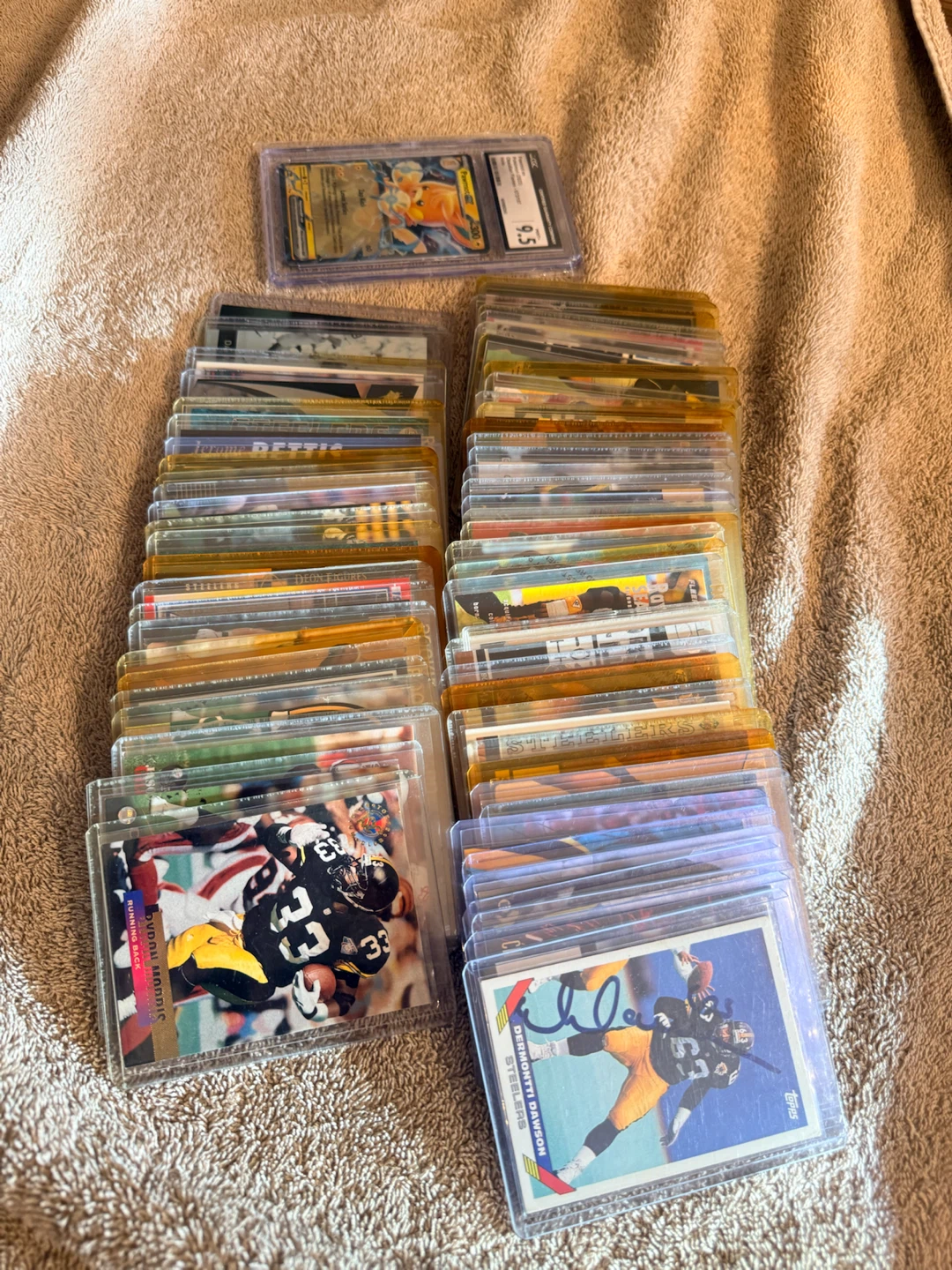 NFL CARDS FROM 90’s NUMBERED/ROOKIE CARDS