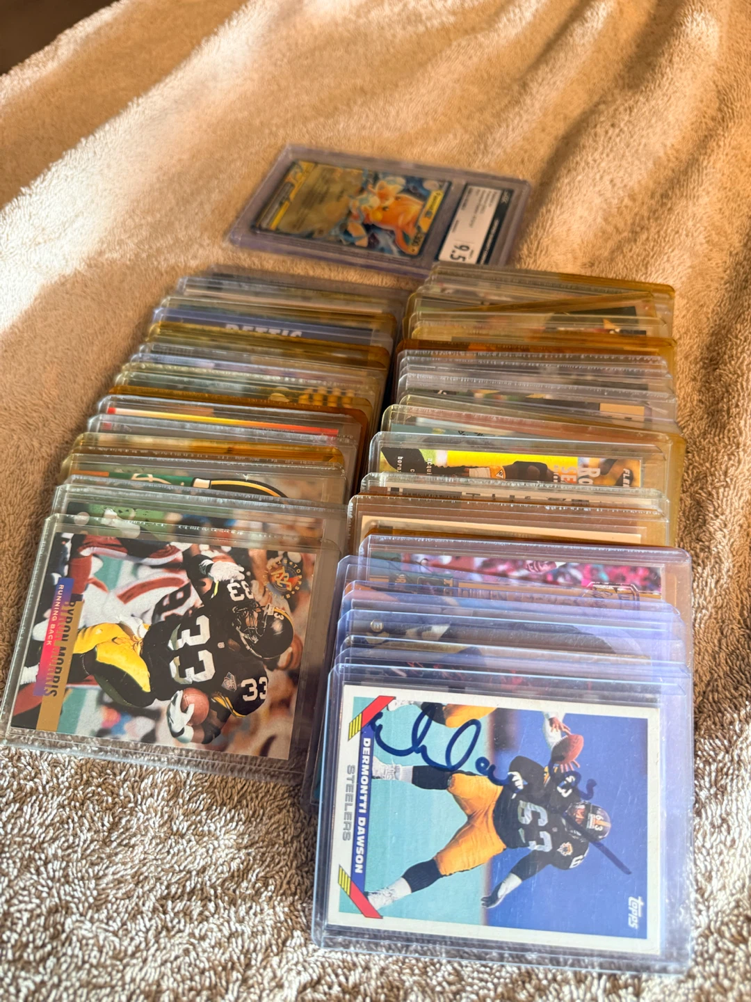 NFL CARDS FROM 90’s NUMBERED/ROOKIE CARDS - photo 2