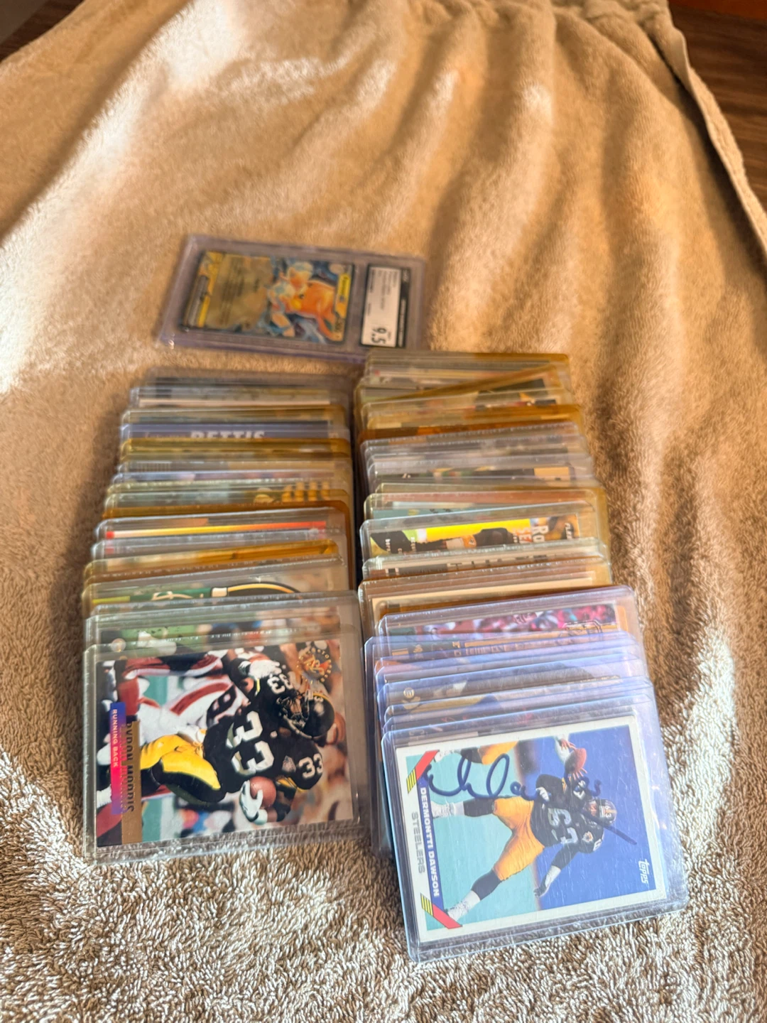 NFL CARDS FROM 90’s NUMBERED/ROOKIE CARDS - photo 3