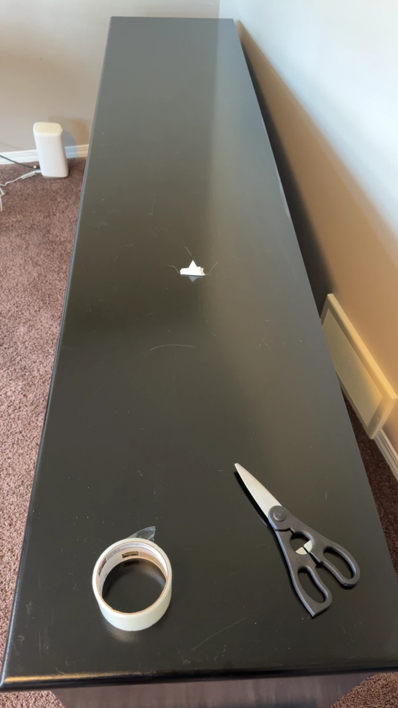 Black Entertainment Unit / TV Stand - photo 2