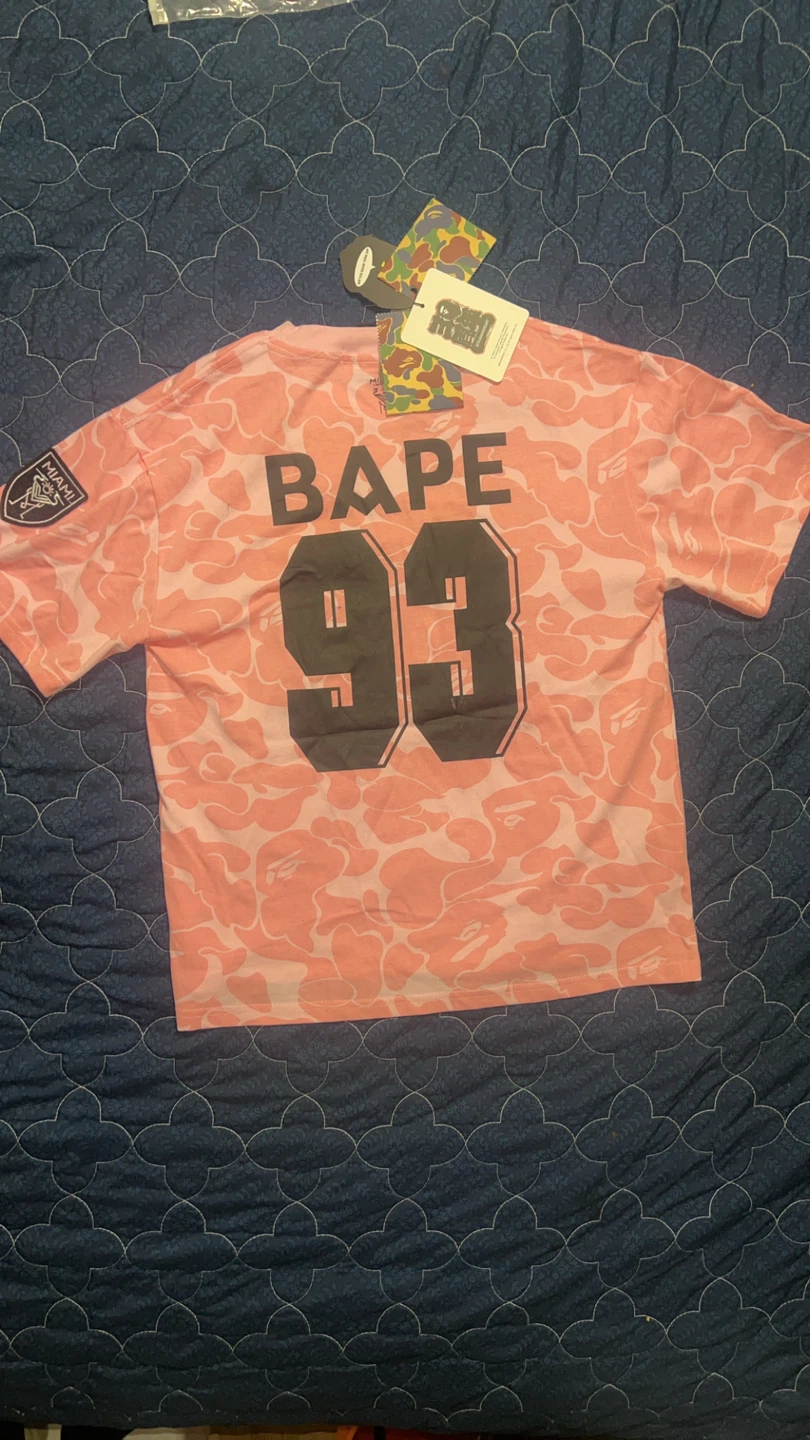 BAPE x Miami T-Shirt Pink Camo - photo 2