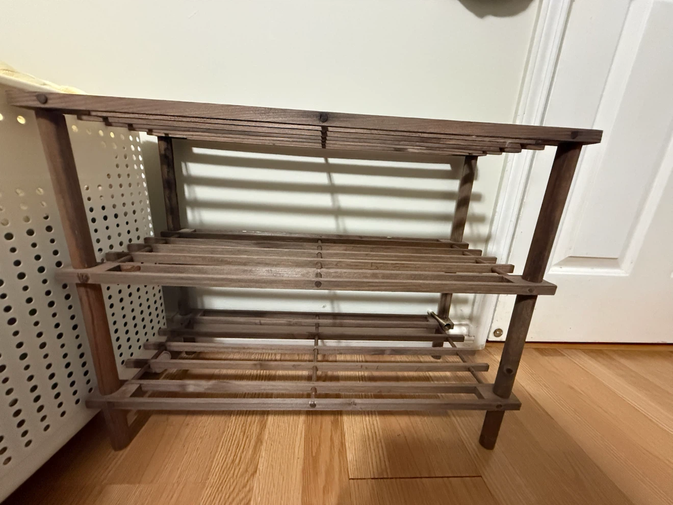 Wooden 3-Tier Shoe Rack