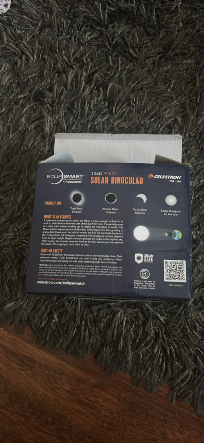 Celestron EclipSmart 10x42 Solar Binocular - photo 2