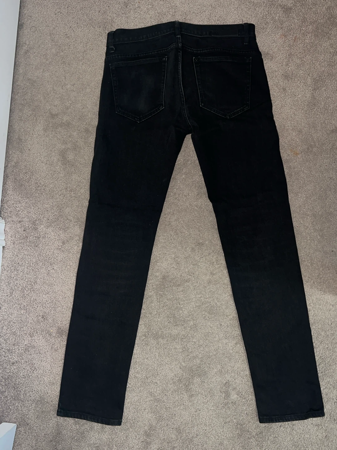 Black denim jeans slim fit - photo 2