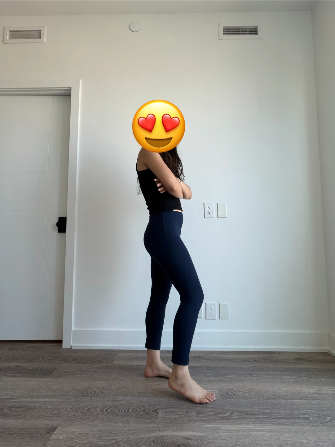 Navy Ribbed Leggings - Size S - photo 2