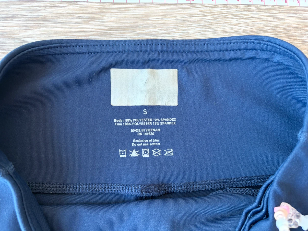 Navy Ribbed Leggings - Size S - photo 4