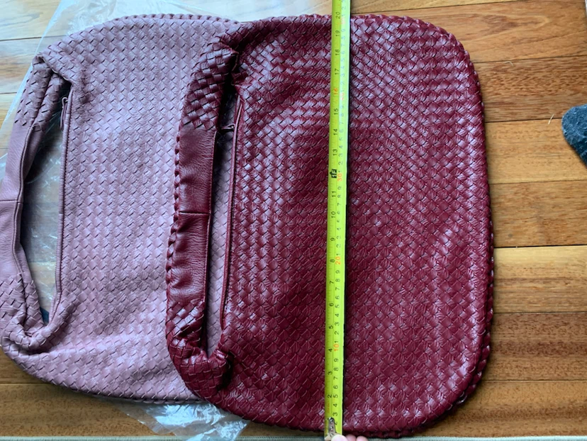 New SOFRA Woven Hobo Bag - Burgundy - photo 4