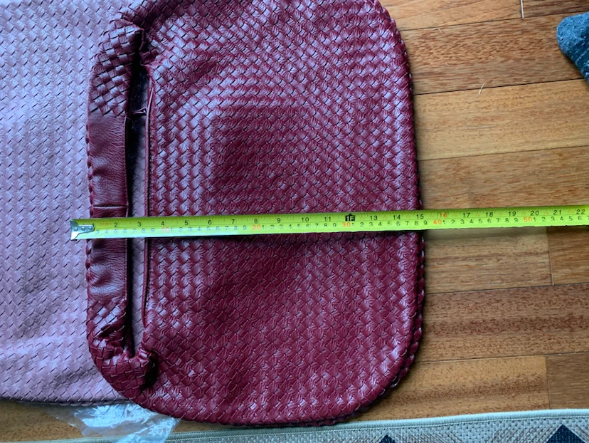 New SOFRA Woven Hobo Bag - Burgundy - photo 5