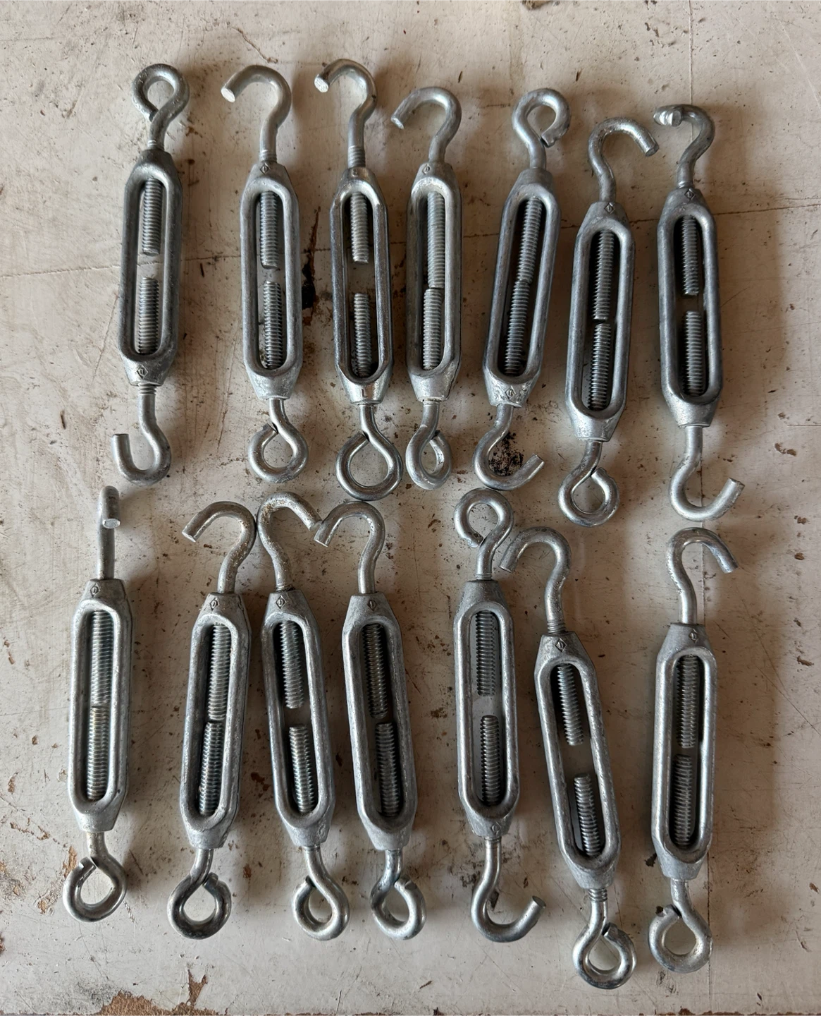 Turnbuckle Hook and Eye Set - 14 pcs
