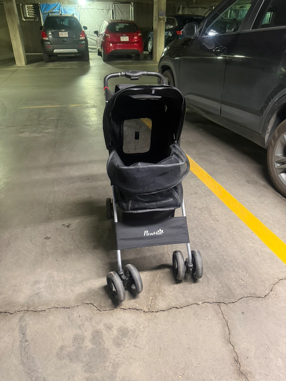 Pawise Pet Stroller - Black