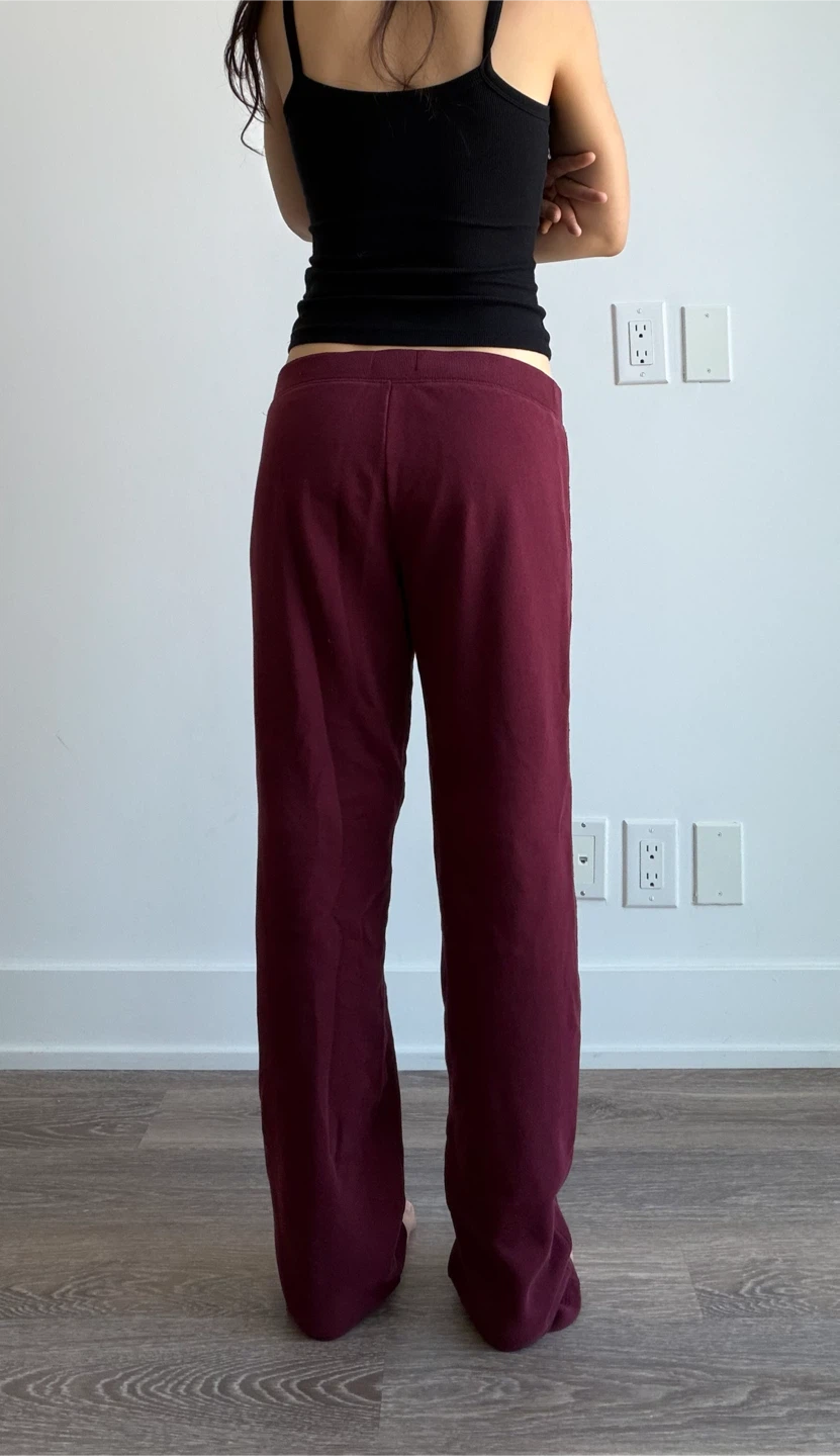 Abercrombie & Fitch Burgundy Sweatpants -40 cm / Large - photo 3