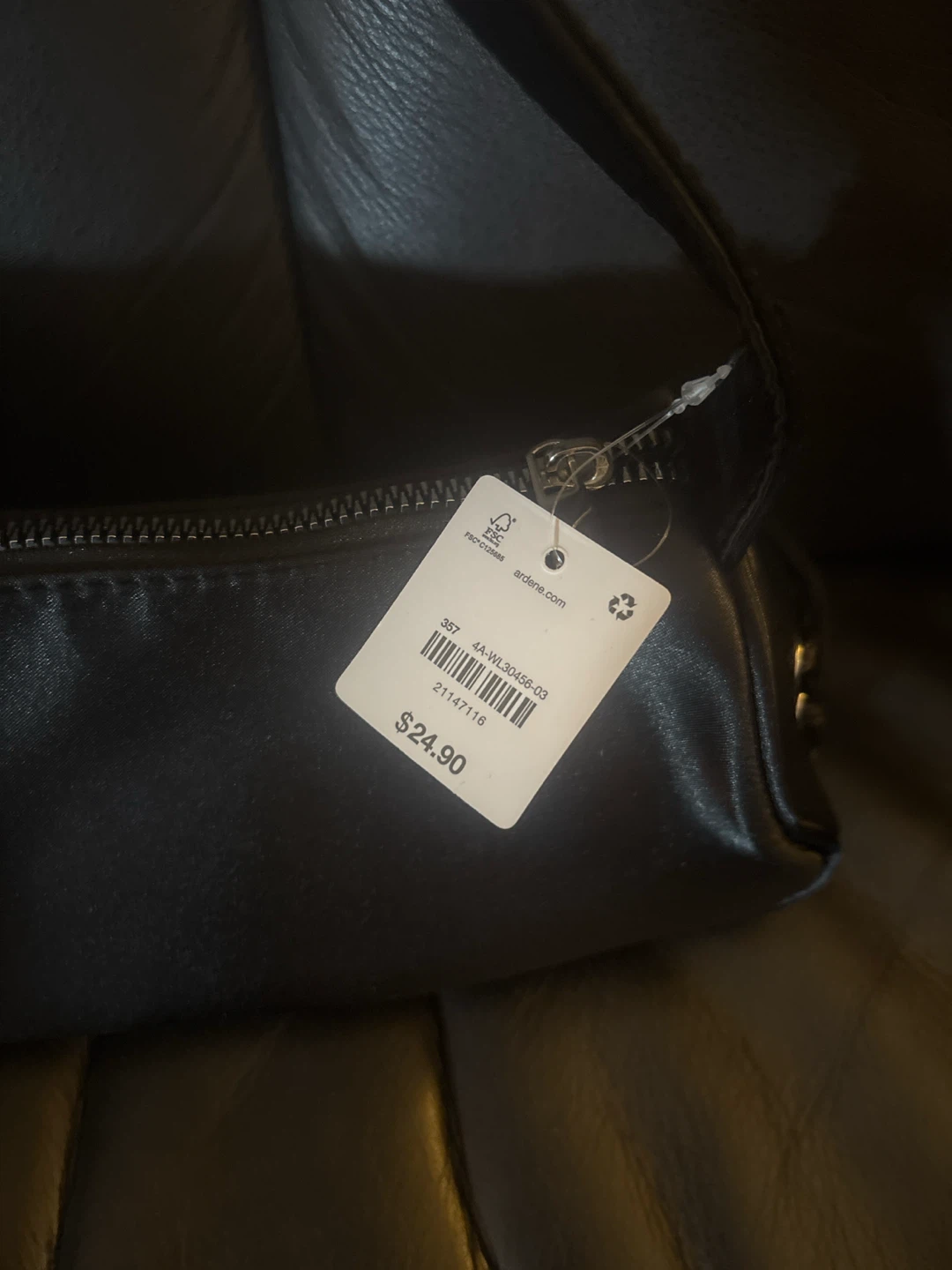 Ardene Black Shoulder Bag with Butterfly Charm - photo 3