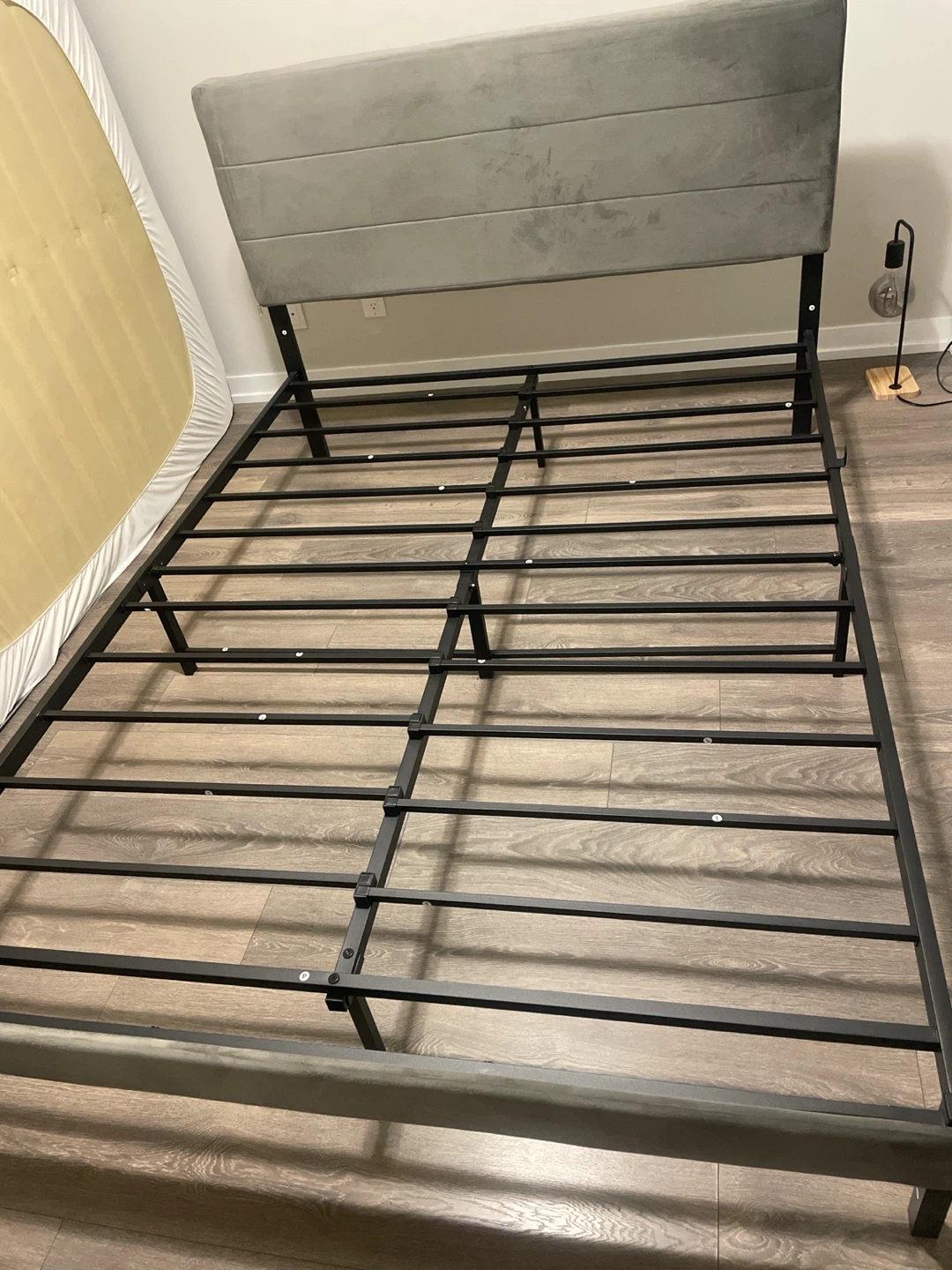 Queen Headboard, Bed Frame + Mattress - photo 5