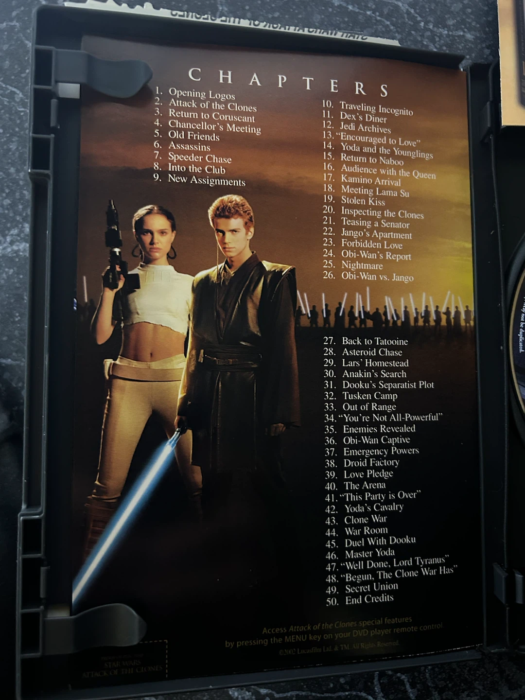 Star Wars Episode II: Attack of the Clones DVD (2-Disc) - photo 2