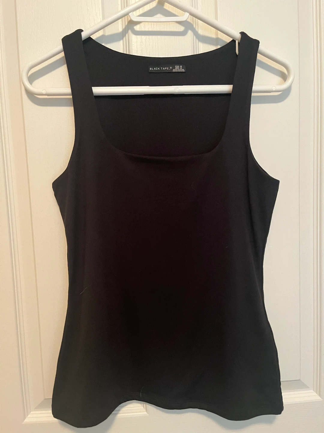 Black Tape Tank Top - Size M