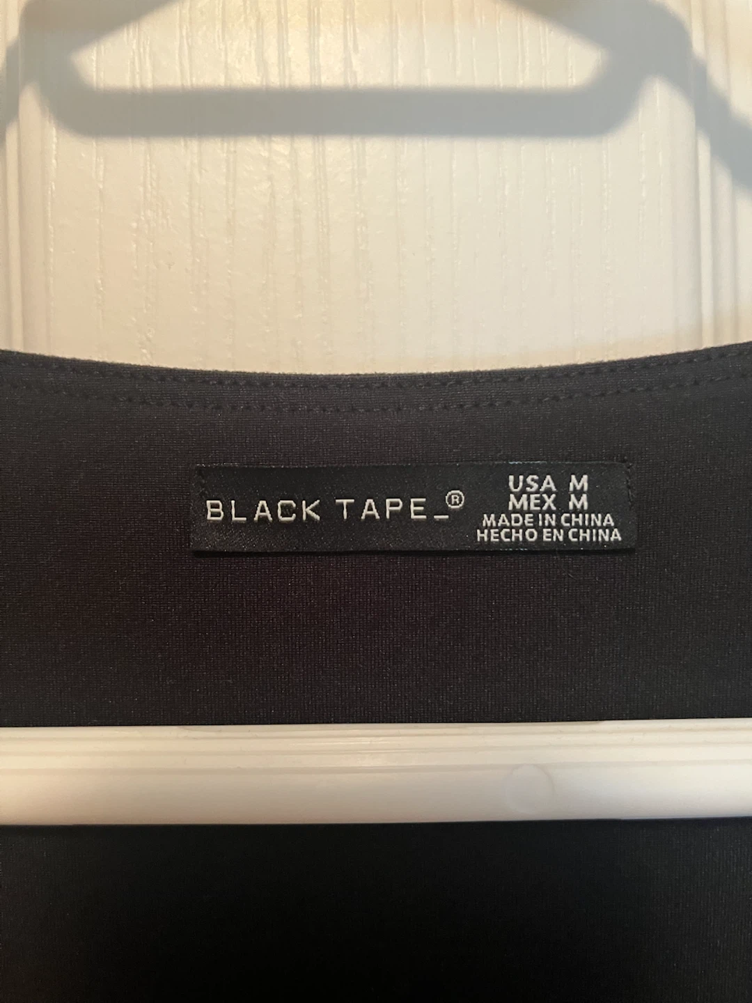 Black Tape Tank Top - Size M - photo 3